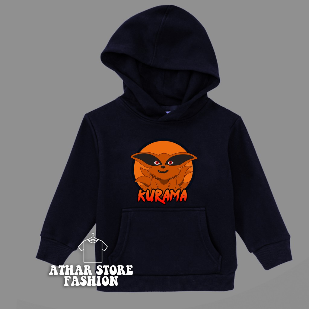Jaket anak hoodie anak naruto baby kurama