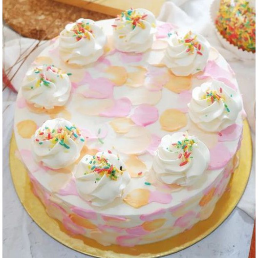 

Kue Ulang Tahun Ultah - Black Forest Model Bercak Cream Model 7