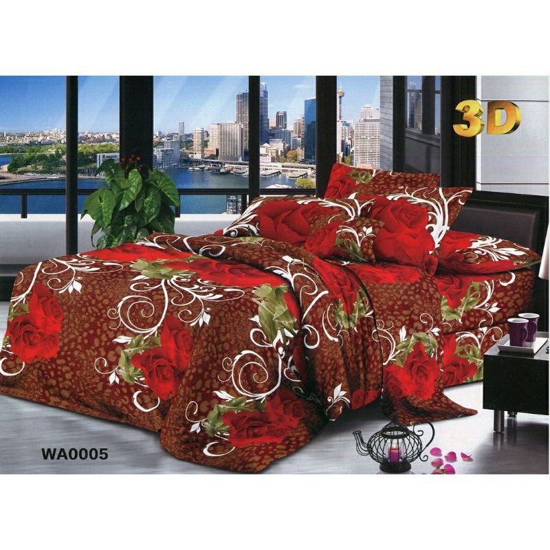 Sprei Disperse Bunga Merah WA0005