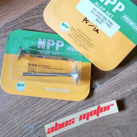 KLEP VALV PAYUNG KLEP BEAT KARBU SCOOPY KARBU SPACY KARBU ORIGINAL NPP