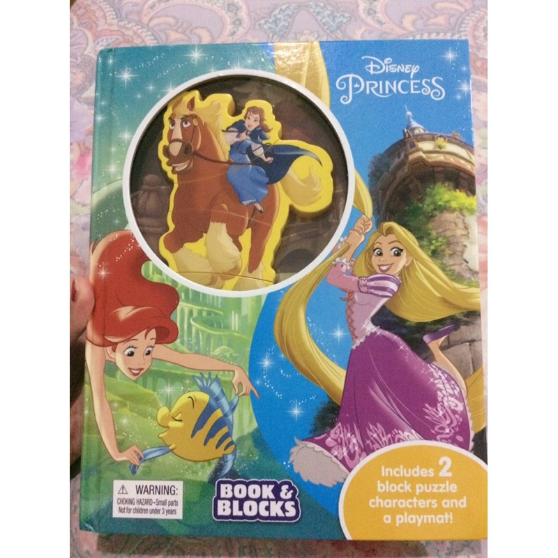 Book and Blocks Princess with Playmat