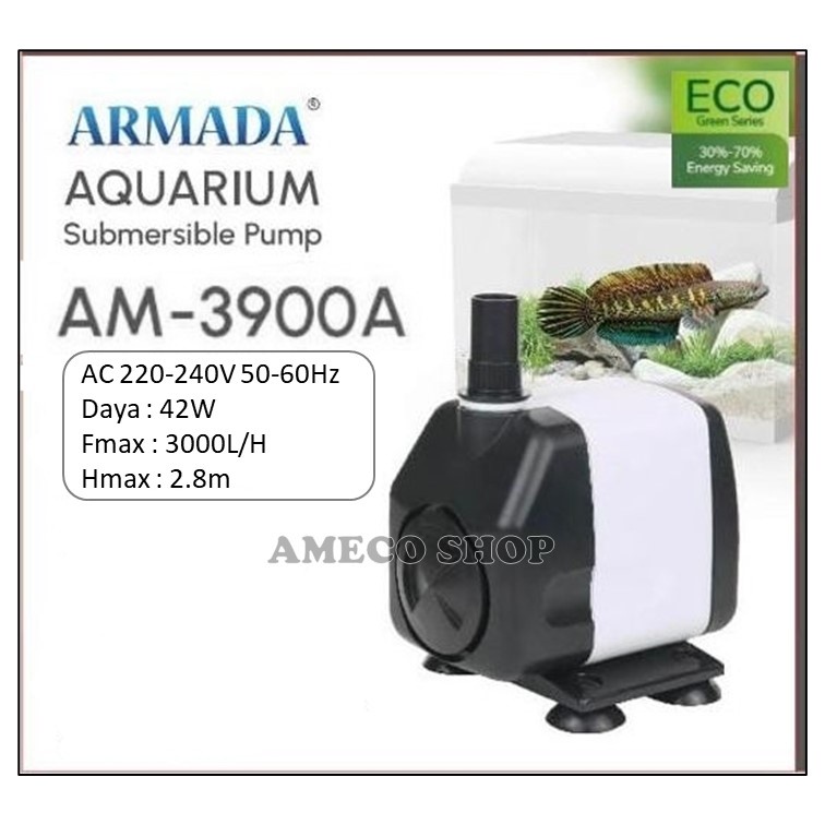 ARMADA Pompa Air Celup Aquarium dan Kolam AM 3900 A