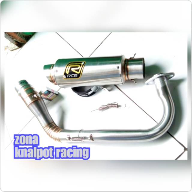 KNALPOT RACING RCB N MAX AEROX PCX.KNALPOT RCB MATIC