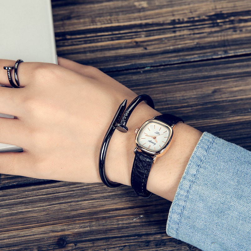 [COD] Jam Tangan Wanita Gaya Retro Untuk Bisnis Korean Importi