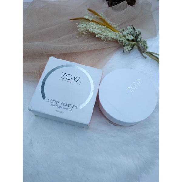Zoya Cosmetics Acne Loose Powder dan Seed Oil - Bedak Tabur