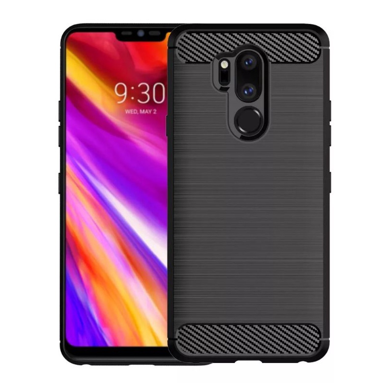 Case Carbon Fiber LG G6 / G7 ThinQ Rugged Armor Back Cover Protector