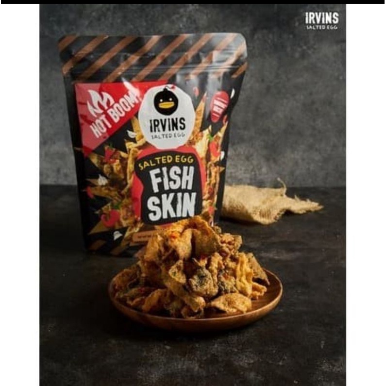 

IRVINS SALTED EGG FISH SKIN SPICY 105 gr SMALL