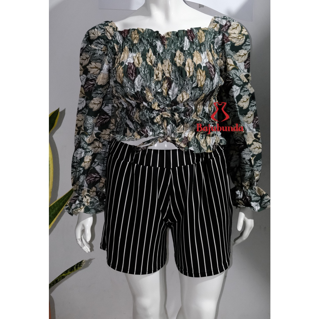 BLOUSE JUMBO BIG SIZE LENGAN PANJANG MOLLA-KK