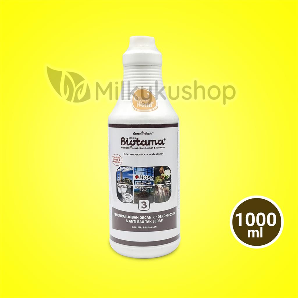 BIOTAMA 3 PENGURAI LIMBAH ORGANIK 1000 ML DEKOMPOSER ANTI BAU