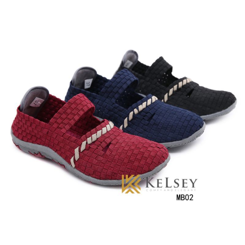 Kelsey Sepatu Rajut Wanita / Sepatu Rajut Flat Women  MB02