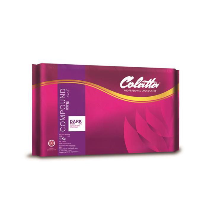 

Toko-Bahan-Kue- Colatta Dark Chocolate Compound 1Kg / Colatta Dcc / Coklat Masak -Terlengkap-