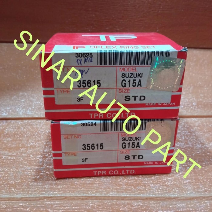 RING PISTON SET RING SEHER TP SUZUKI APV FUTURA INJECTION ASLI JAPAN