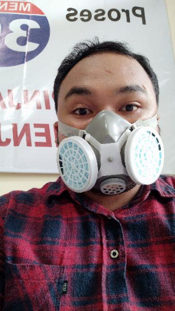 Masker Gas Respirator Anti-dust Industrial Mask Face Cold Breathing Valve