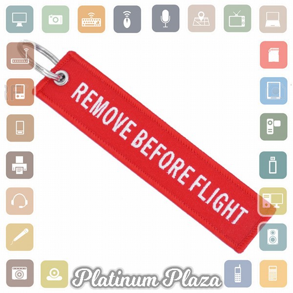 Doreen Gantungan Kunci Fashion Tag Remove Before Flight - AE120693 - Red`23BUP1-