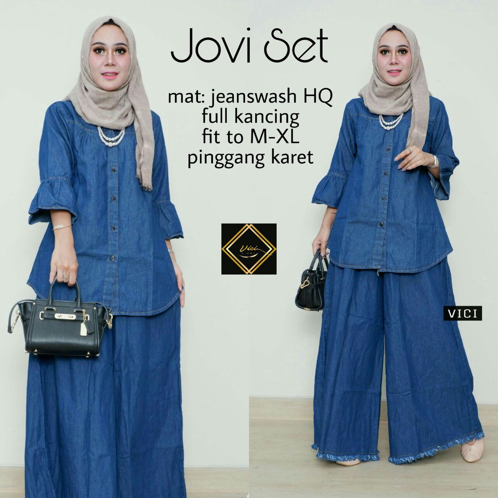 JOVI SET VICI | SETELAN JEANS