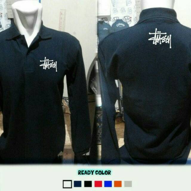 Poloshirt lengan panjang STUSSY