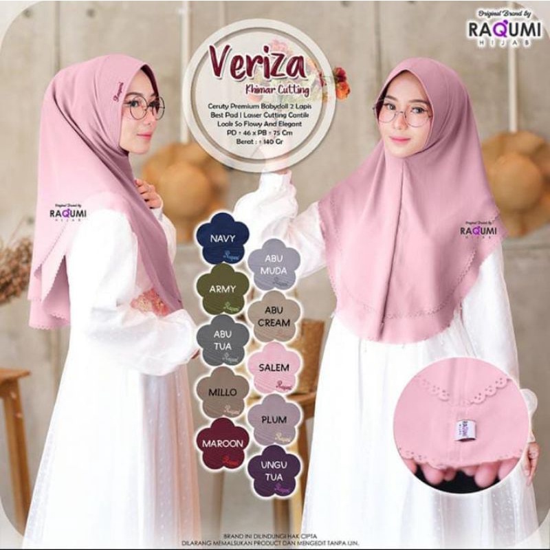 VERIZA KHIMAR CUTTING | KHIMAR RAQUMI | NEW RAQUMI HIJAB