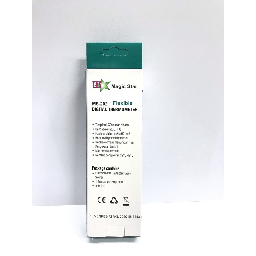 Thermometer Digital Flexyble / Alat ukur suhu badan / Magic Star