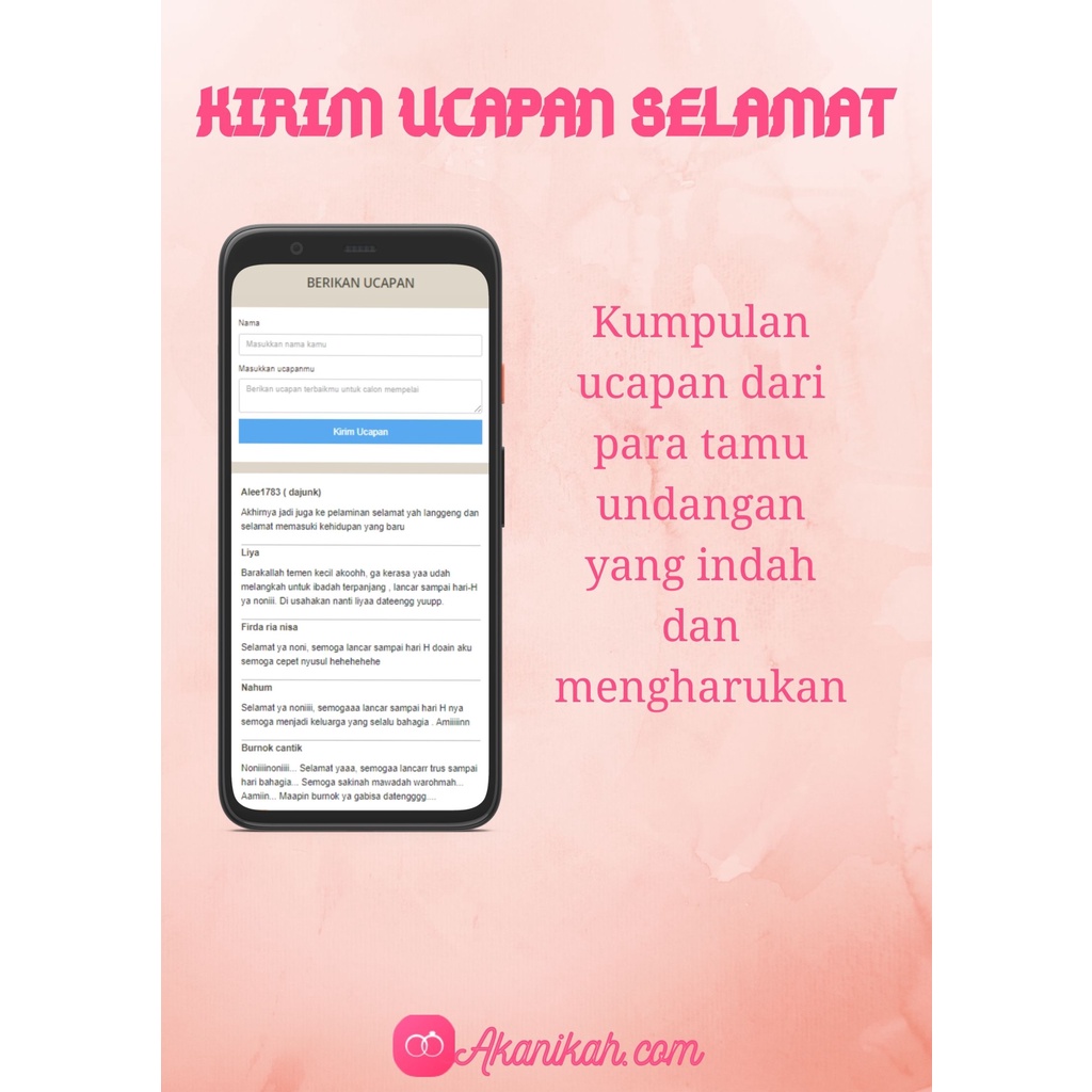 {PAKET BASIC} Undangan Pernikahan Murah / Undangan Digital / Undangan Web / Undangan Online Akanikah