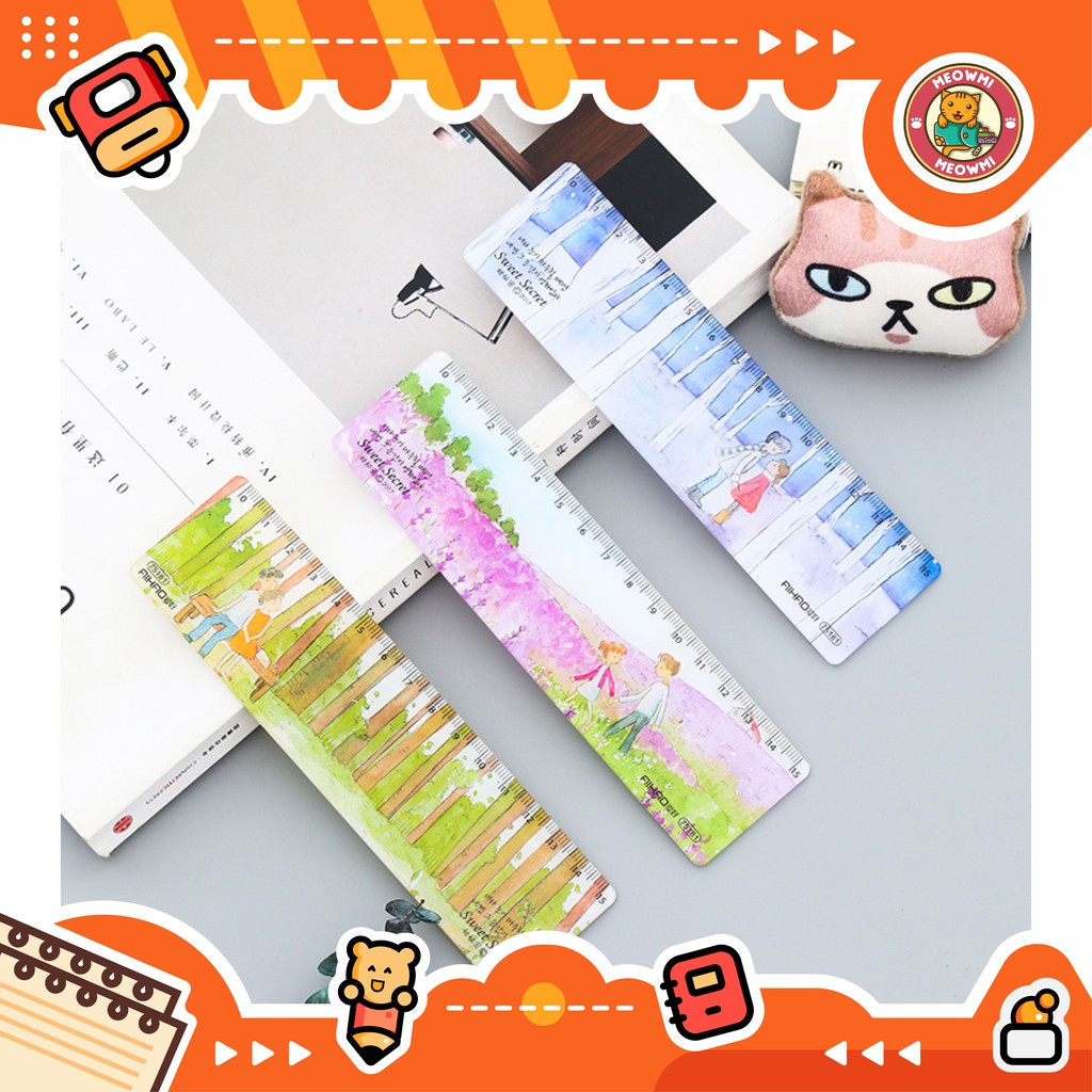 

[Meowmi] Penggaris Motif Sweet Secret RL0014