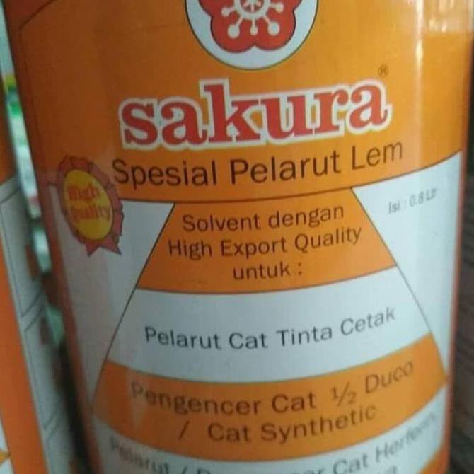 

Sakura pengencer pelarut penghapus lem ( sejenis herin )