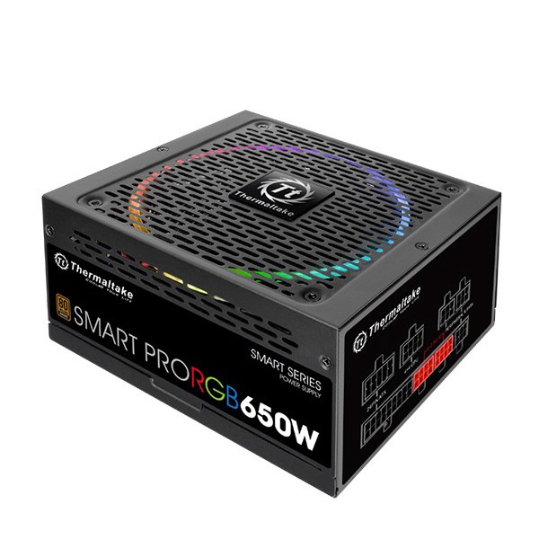 PSU THERMALTAKE - SMART PRO RGB - 650W PS-SPR-0650FPCBEU-R - POWER SUPLAY