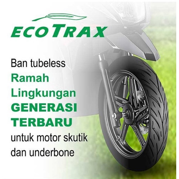 IRC Ecotrax NR96 80 90 17 Tubeless Ban motor bebek NR 96 FREE PENTIL
