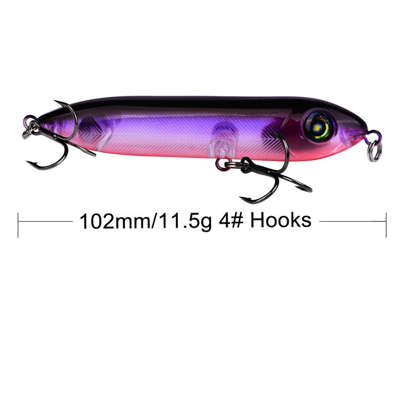 SYFishing 1Pcs Colorful Pencil Fishing Lure 10cm 12g Minnow Umpan Pancing Swimbait Floating Bait Ikan Bass Wobbler Kail Memancing Tackle