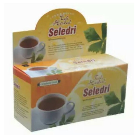 Teh herbal seledri Griya herba 20 kantog bermanfaat untuk mengobati darah tinggi