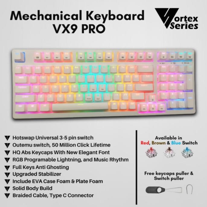 Vortexseries Vx9 Pro Mechanical Keyboard Original Kekostore51