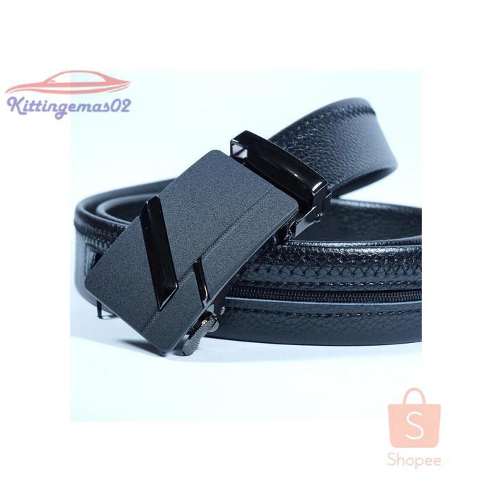 IKAT PINGGANG PRIA GESPER SABUK KTG2I502 KULIT IMPORT KANTONG RAHASIA GUCCI