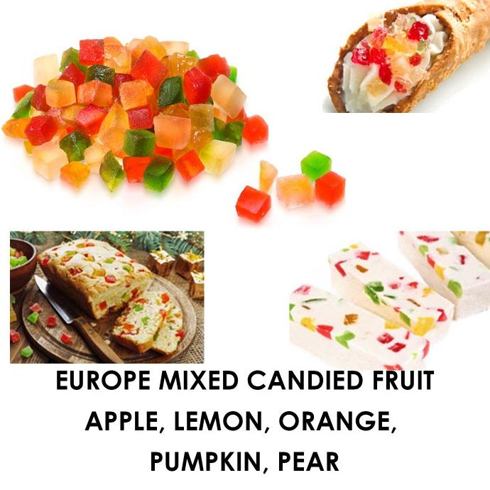 

500Gr Europe Premium Candied Mixed Fruits (Buah Kering)