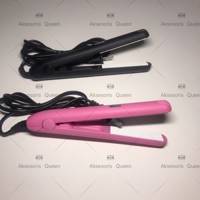 Catokan Rambut Mini Ungu - Portable Mini Hair Straightener