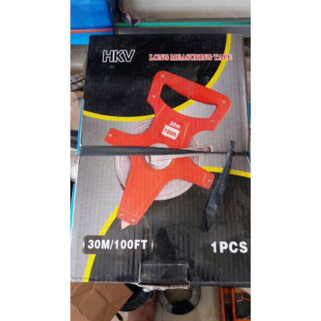 METERAN TANCAP 30 Meter / Meteran Gulung 30 Meter / Meteran Kain 100 Ft / Meteran Roll