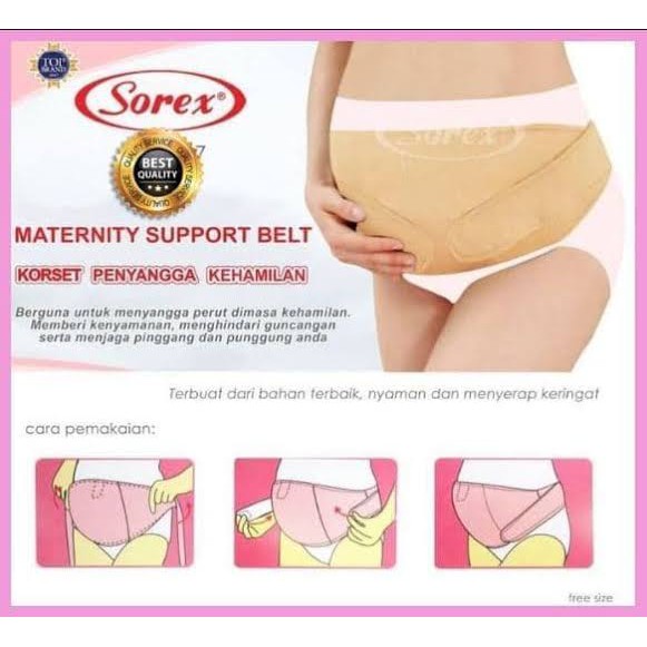 Korset Penyangga Kehamilan, Stagen Penyangga Hamil Support Maternity Belt Sorex (Korset Hamil)