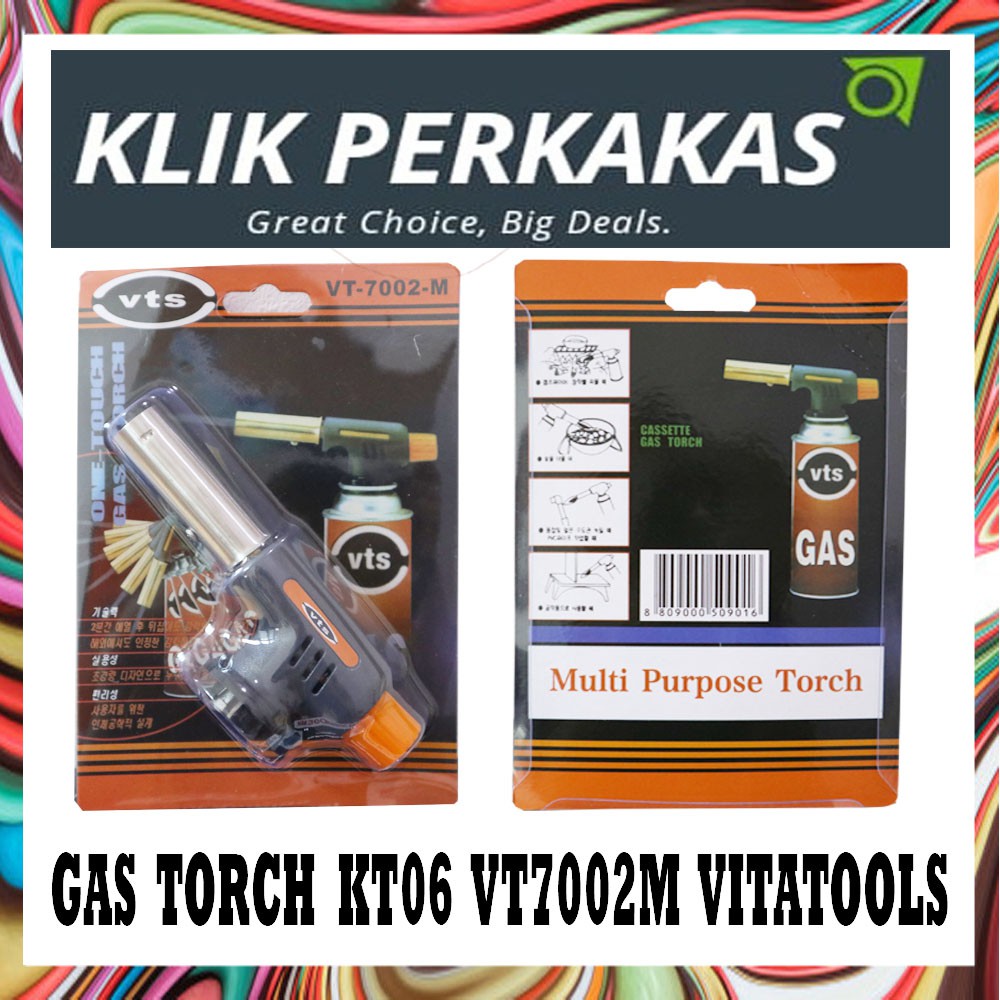 PEMANGGANG GAS TORCH FLAME GUN KT06 VT7002M