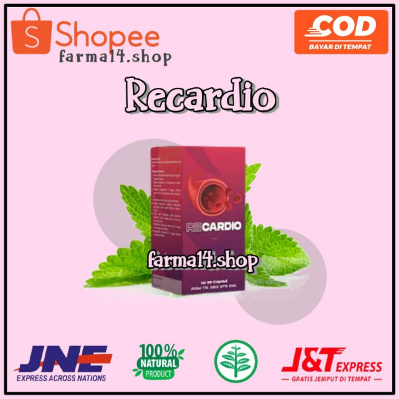 RECARDIO Original Obat Herbal Mengatasi tekanan darah/hipertensi