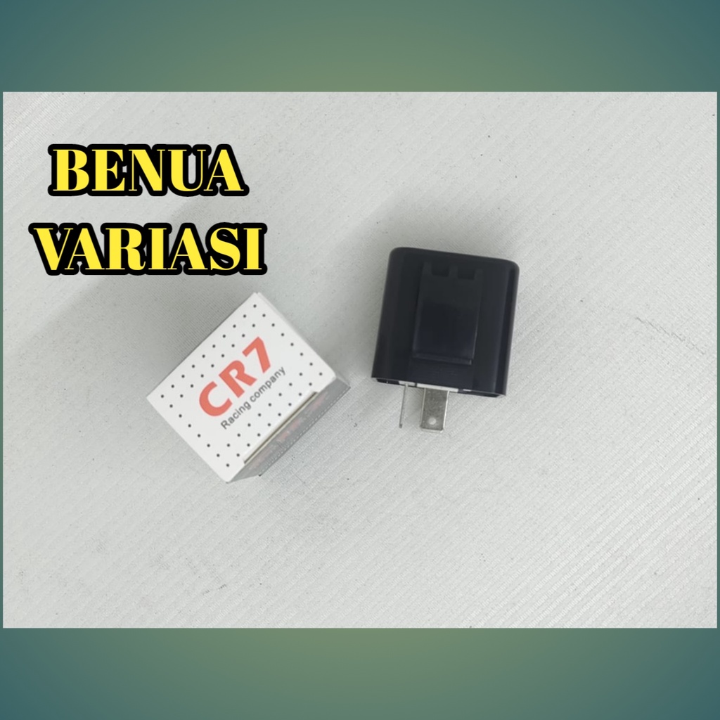 (PROMO) FLASHER SEIN CR7 LAMPUI STELAN LED KLAKSON RELAY HAZARD SEIN UNIVERSAL UNTUK SEMUA JENIS MOT