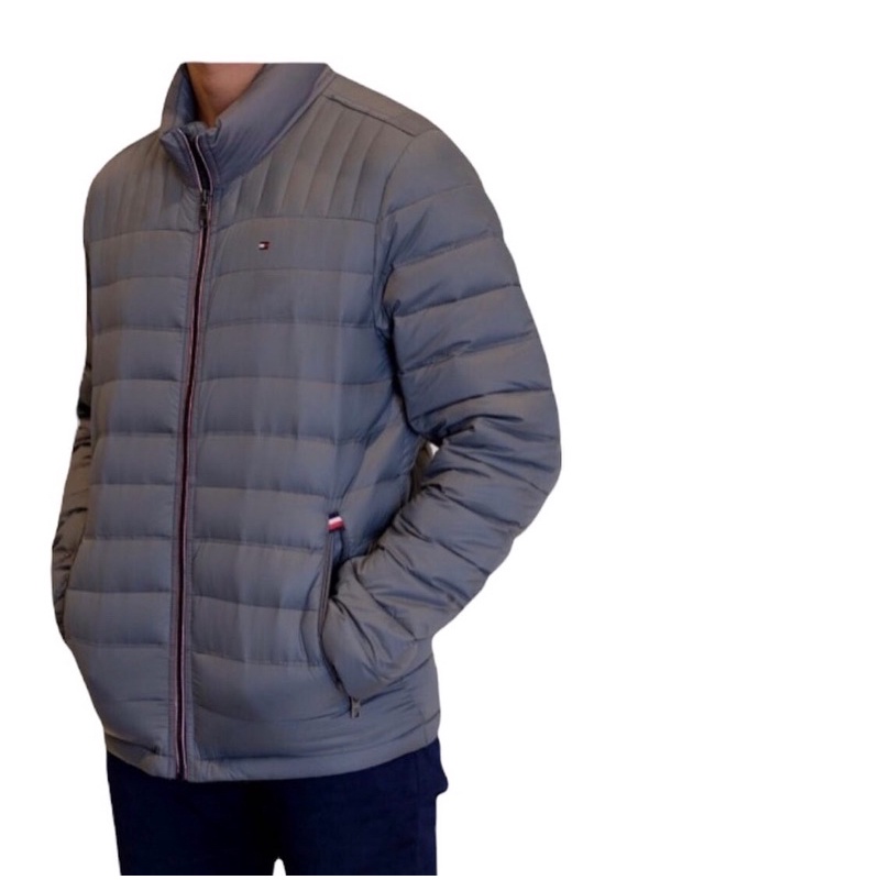 Tommy Hilfiger Natural Down Puffer Grey