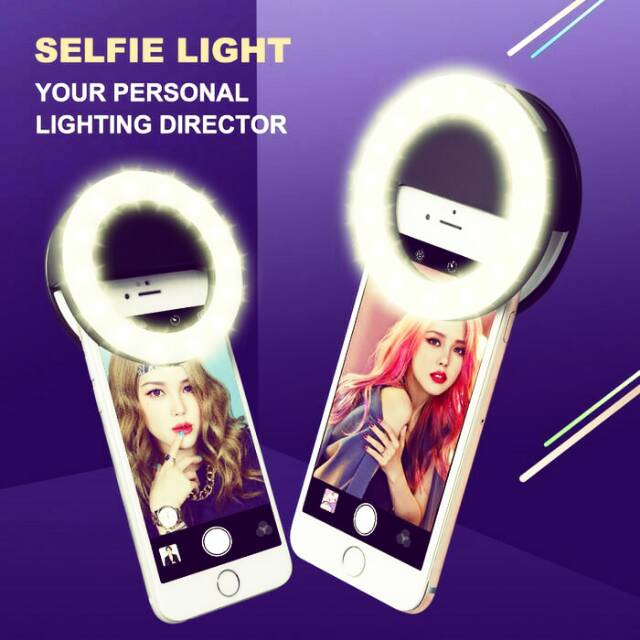 [TERMURAH] Lampu selfie bulat led