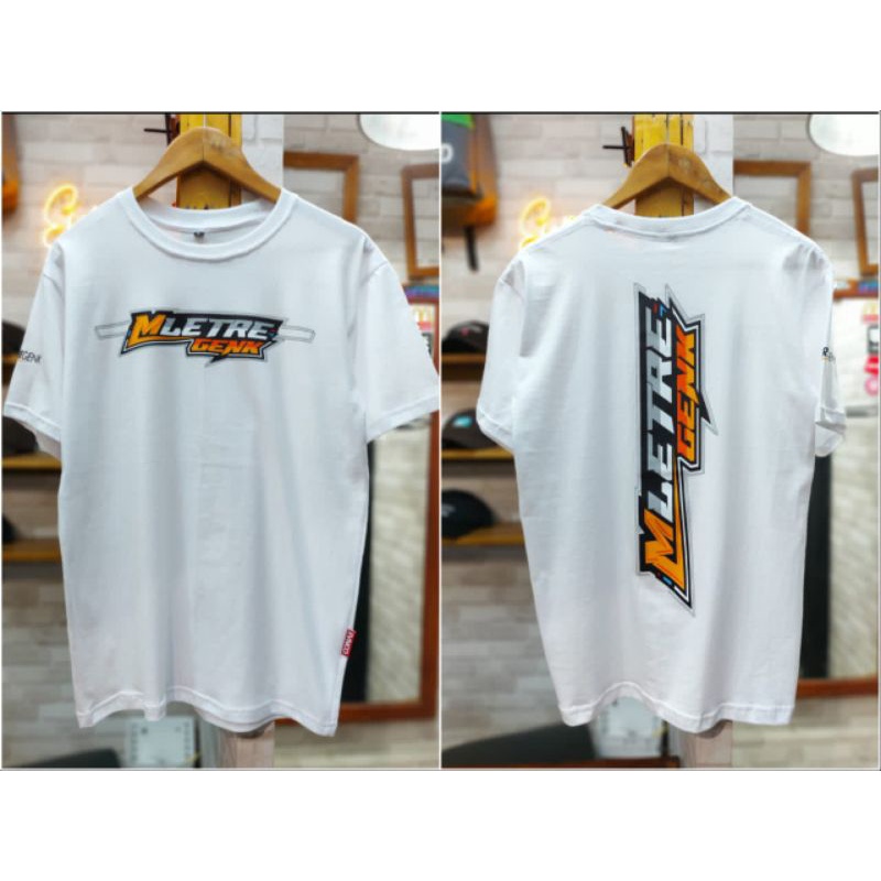 kaos mletre|baju mletre|kaos distro terlaris|kaos putih
