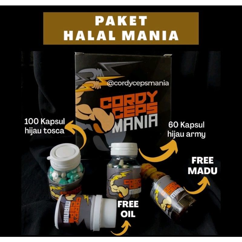 CORDYCEPS MANIA VITAMIN STAMINA PRIA HALAL TERBAIK DI DI DINIA DAN AMPUH 100% BERHASIL