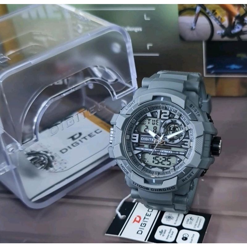 Jam Tangan DG Outdoor Terbaru Jam Tangan Dualtime Free Box Garansi &amp; Baterai Exlusive