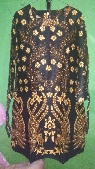 Atasan Batik Tunik Cendrawasih Serut Mpret