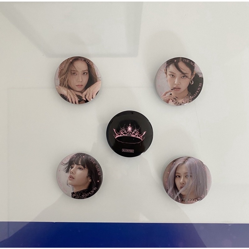 BLACKPINK VINYL LP THE ALBUM LIMITED EDITION PIN JISOO JENNIE ROSE LISA BOLE NEGO