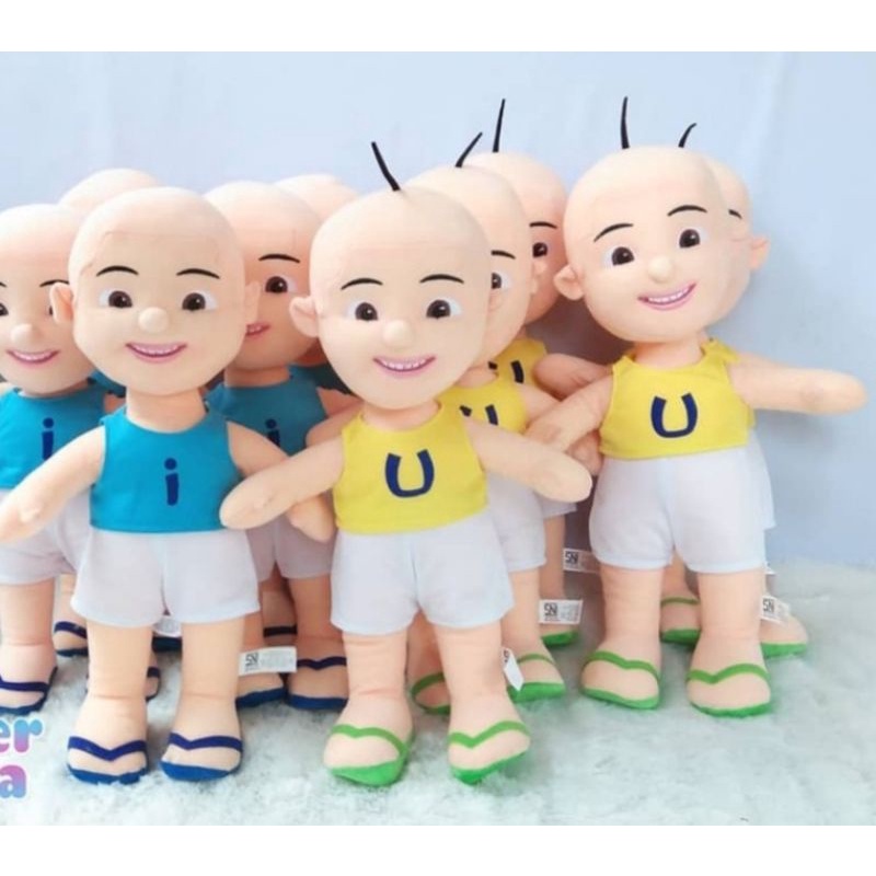 boneka upin ipin tinggi 35 cm ber SNI