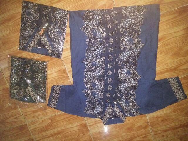 Harga Promo!! Kemeja Pria Batik Motif Banyamuk Dan Sekar Jagad