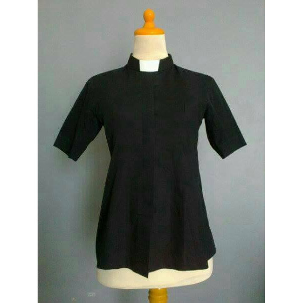 Kemeja Pendeta (Collar) Tangan Panjang