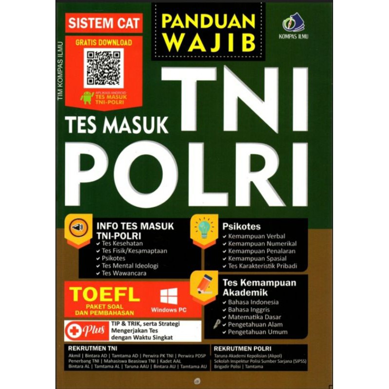 Buku Best Drilling Psikotes Tes Akademik Tni Polri 2021 2022 Shopee Indonesia