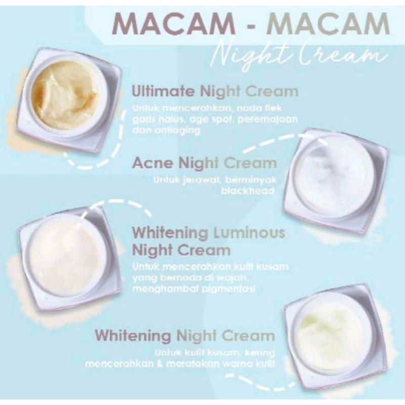 NIGHT CREAM MS GLOW / ECER NIGHT CREAM MS GLOW / DNA SALMON